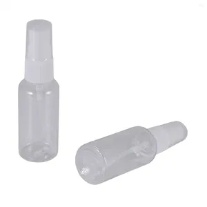 Boîtes de rangement 36pcs 30 ml / 1 oz Mini bouteilles de pulvérisation à brume fine rechargeables petites tailles de voyage en plastique transparent vide