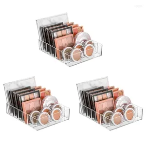 Opbergdozen 3x make -up organizer Compact Palette Organize 7 secties Cosmetics Box voor badkamer werkbladen
