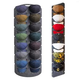 Boîtes de rangement 7/14 poche porte-chapeau organisateur support garde-robe casquette affichage Baseball sac suspendu pour porte murale