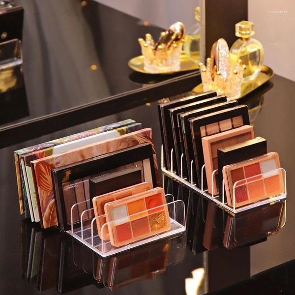 Boîtes de rangement acrylique fard à paupières Palette organisateur 7 grilles présentoir boîte transparente cosmétiques maquillage support étagères tiroir