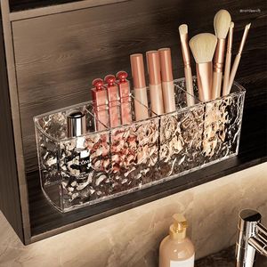 Opbergdozen Badkamer Make-up Box Spiegelkast Lipstick Wash Dressoir Waterdichte uitsparing Wandgemonteerde organizer