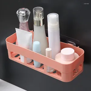 Boîtes de rangement étagère de salle de bain organisateur de toilette shampooing gel panier de panier décoration rack de douche d'angle accessoires