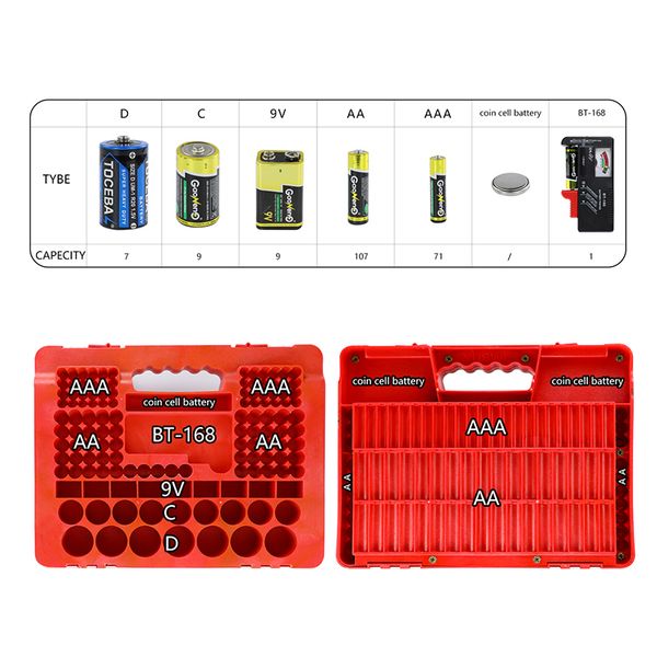 Boîtes de rangement Battre de batterie Plastique grande capacité portable disponible dans un entrepôt d'outre-mer