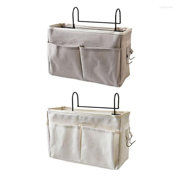 Boîtes de rangement chevet Caddy sac Durable suspendu multi-poches conteneur pochette pour école classe bureau fichier cintre N84C