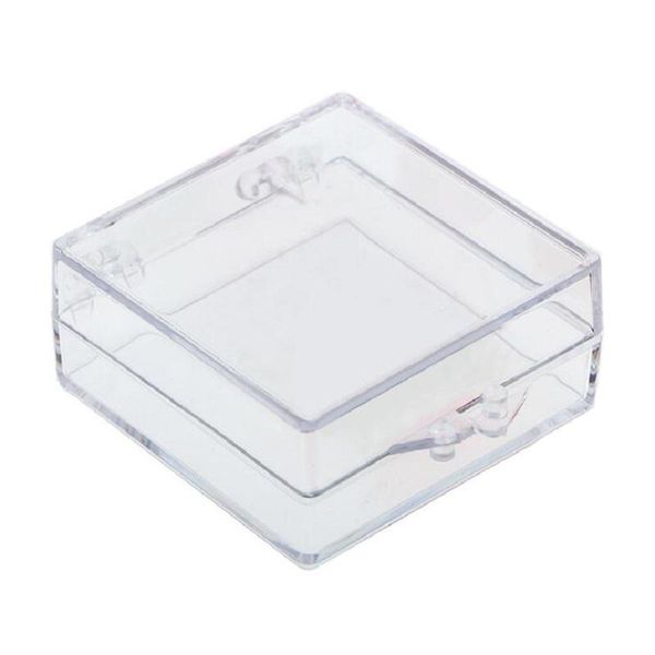 Boîtes de rangement Colons 10x7.5x2.5cm Boîte à vis de composant transparent bijoux bijoux pratiques Boîte à outils pour outils PP
