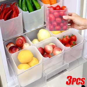 Boîtes de rangement Bacs 31Pcs Réfrigérateur Boîte Aliments Frais Réfrigérateur Porte Organisateur Étagère Panier Fruits Épices Conteneur Cuisine Cas 230907