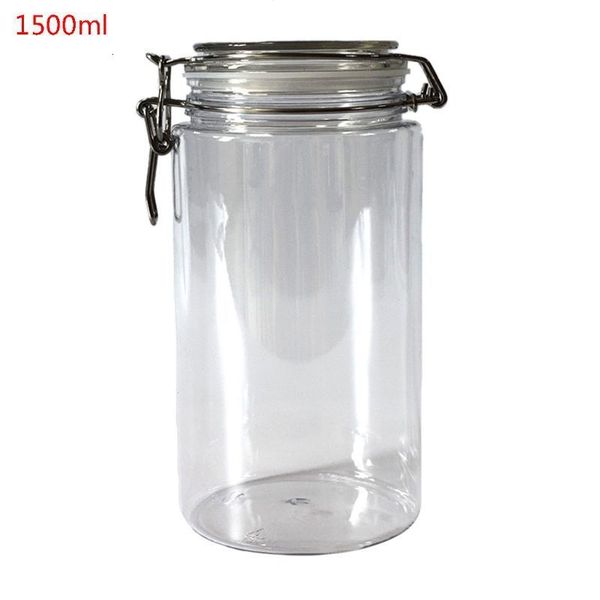 Boîtes De Rangement Poubelles 4 Tailles En Plastique Rond Clip Top Bocal Avec Couvercle À Joint Hermétique Cuisine Conteneur De Nourriture Vaisselle Conserver Cosmétique Organisateur 230613