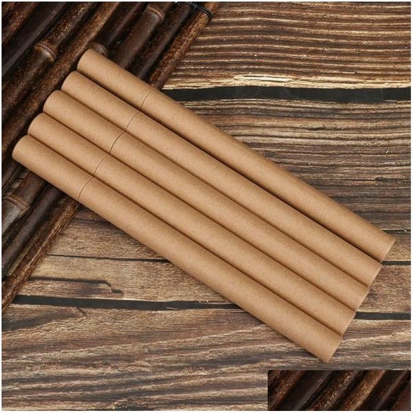 Boîtes de rangement Bacs 5/10 / 20Gram Petit par tube de papier Emballage Joss Stick Pratique Transportant Encens Kraft Donner Boîte Lx3227 Drop Deli Dh7Dk