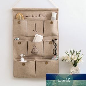 Opbergdozen Bakken 8 Zakken Muur Opknoping Tas Linnen Kleren Organizer Closet Containers Kinderkamer Home Decoraties1