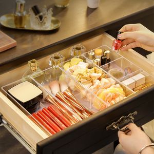 Opbergdozen Binnen Acryl Make -up Organizer voor Cosmetics Sieraden Lipstick Laagde Desktop Cosmetic Box 230821