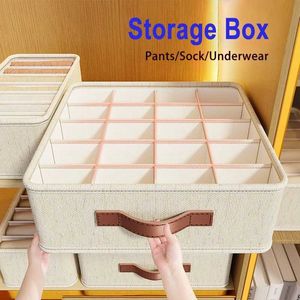 Opbergdozen bakken slaapkamer kast ondergoed bra sokken organisator doos garderobe kleding Q240506