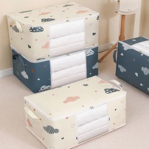 Boîtes de rangement Colgènes Big Capacity Cidil Clothes Sac Organisateur Finishing Duvet Bodinel Box Tri Moisture Proof 230817