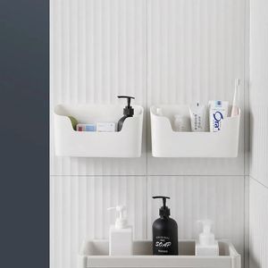Boîtes de rangement Boîtes de salle de bain support de salle de bain Porte-traits mural à travures télécommandés Organisateur de cuisine Porte d'armoire de cuisine