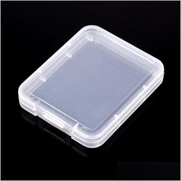 Opslagboxen Bins CF Card Rhiannon Beschermingskast Portable Pure kleur Transparante plastic opbergdozen Eenvoudig te dragen 0 12YS J2 D DHIQS