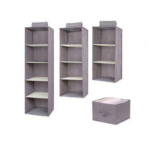 Storage Boxes Bins Creative household items hanging closet drawer underwear classification storage wall closet cabinet finishing rack 230824