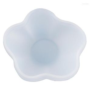 Opbergdozen Binnen DIY Bloemschouderplaat Siliconenvorm voor hars Art Home Decor Fluid Epoxy Molds Tray