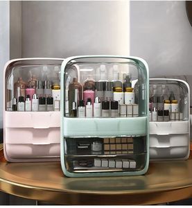 Opbergdozen Binnen mode make -up organisator grote capaciteit waterdicht en stofdichte badkamer cosmetische opbergdoos desktop schoonheid opslaglade 230321