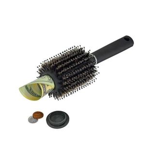 Boîtes de rangement Bacs Brosse à cheveux Peigne Conteneur creux Black Stash Safe Diversion Secret Security Brosse à cheveux Den Valuables Home Box Dro Dhijz