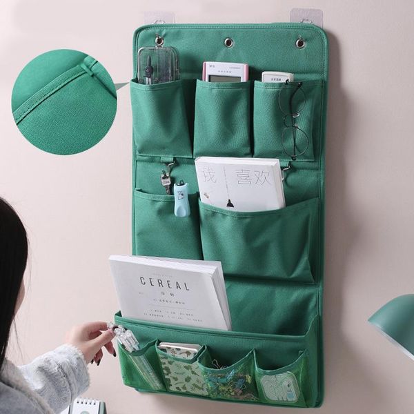 Cajas de almacenamiento Bins Hanging Purse Organizer Hanger Hanger Oxford Closario de tela para dormitorio familiar, plegable y universal