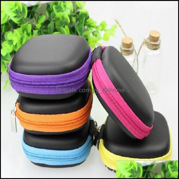 Boîtes De Rangement Bacs Casque Écouteurs Stockage Boîte Rigide Cas Pochette Sac Carte SD Tenir En Gros 360 S2 Drop Delivery 2021 Maison Jardin Dhjsz