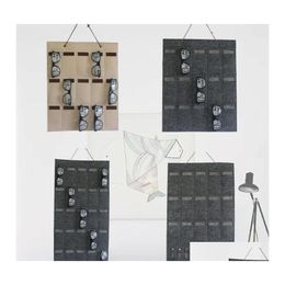 Boîtes de rangement Bacs Maison Présentoir Mur Bijoux Suspendus Mti Pochettes Lunettes De Soleil Sac Drop Delivery Jardin Housekee Organisation Ottet