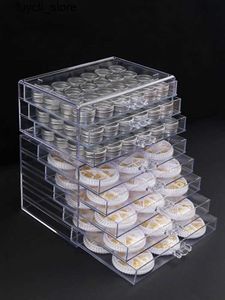 Opbergdozen bakken grote capaciteit handgemaakte sieraden opbergdoos transparante multi-layer nagelbox make-up lade strass Bead Rack S24513