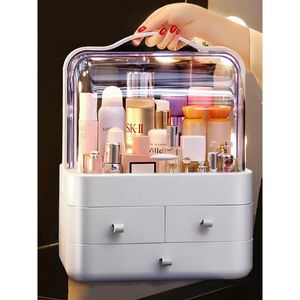 Opbergdozen bakken grote sieraden doos huidverzorging lipstick schoonheid houder make-up organizer lade stofdicht cosmetica rack desktop