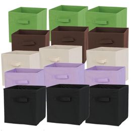 Opbergdozen Bakken Niet-geweven stof Stoffen bakken LadenManden | Kastorganizer BasketBoxBinShelf opvouwbare kubus 231114