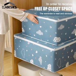 Opbergdozen Bins Nonwoven Opvouwbare Box organizer Draagbare Kleding Organizer Netjes Koffer Thuis Quilt Container Tas 230613