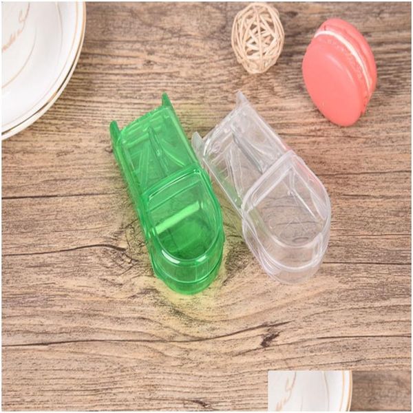 Boîtes de rangement Bacs Portable Pill Tablet Cutter Splitter Divide Storage Case Medicine Cut Dose Compartiment Box Fast Shap Jc-010 Accueil Dho6C