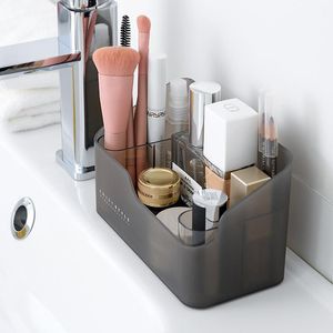 Opbergdozen bakken draagbare transparante make -up organizer doos acryl make -up cosmetische laden