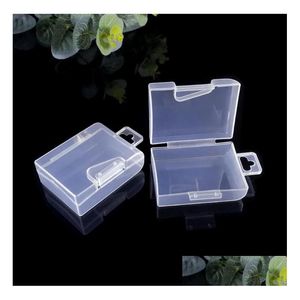 Boîtes de rangement Bacs Boîte à outils Conteneur en plastique électronique pour boîte à outils Vis Couture Boîtes PP Composant transparent Stockage de bijoux Dhipa