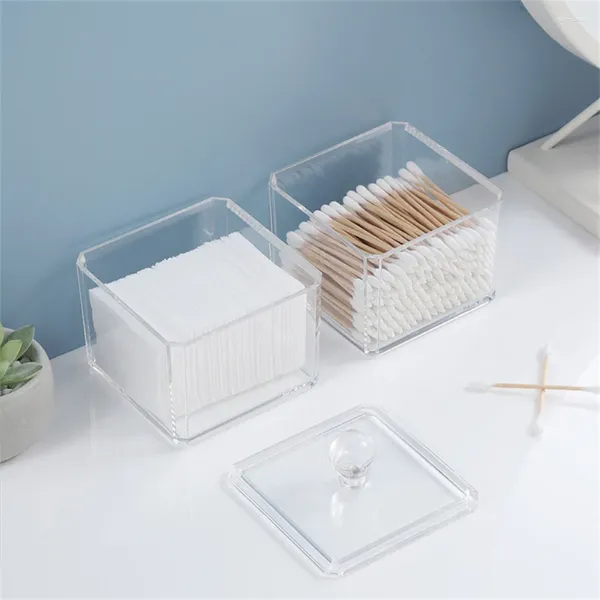 Cajas de almacenamiento Caja Ps Plástico Material óptimo Hogar Resistente a caídas y duradero Polvo limpio y ordenado con cubierta