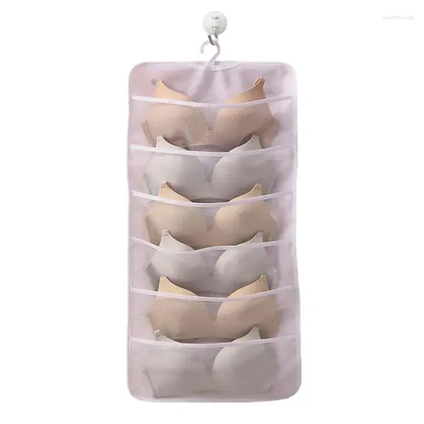 Boîtes de rangement Organisateur de soutien-gorge pour sacs de garde-robe de placard avec sac de sauvegarde d'espace en tissu non tissé de poche muti