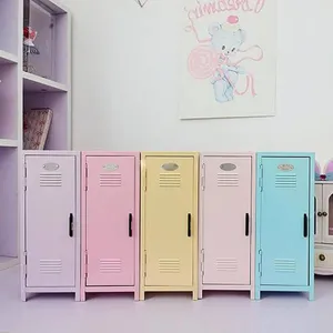 Cajas de almacenamiento, organizador de gabinete, caja bonita de maquillaje con cerradura, estante de exhibición de cosméticos, pincel, lápiz labial para niña, baño en casa