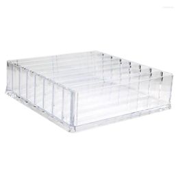 Opbergdozen Clear Acryl Make -up Organisator Cosmetische doos Poeder Desktop Vrouwen Lipstick Holder Organisor Maquillaje