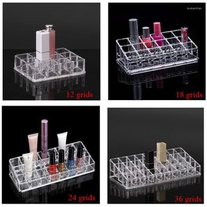 Boîtes de rangement Clear PS Lipstick Rack Rack Organisateur Organisateur de bijoux Boîte à bijoux