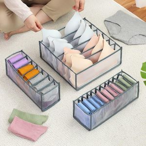 Storage Boxes Closet Organizer For Underwear Socks Home Cabinet Divider Box Clothes Foldable Drawer
