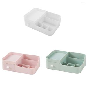 Opbergdozen Cosmetische Box Lade Desktop Make-up Organizer Plastic Plank Multifunctioneel Voor Badkamer Briefpapier Container