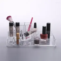 Lagerung Boxen Kosmetik Box Make-Up Set Partition Große Kapazität Langlebige Kante Glatte Haushalt Display-ständer Desktop
