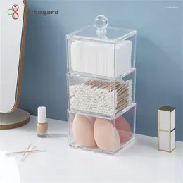 Boîtes de rangement Cosmetics PS Résistants en plastique et en plastique et durable Nettoyer Materif