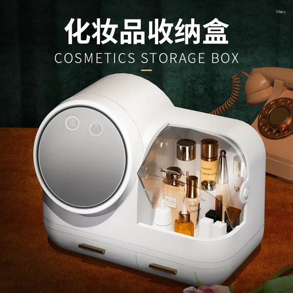 Boîtes de rangement Creative LED Cosmetic Box - Le plus organisateur d'Internet pour les amateurs de maquillage