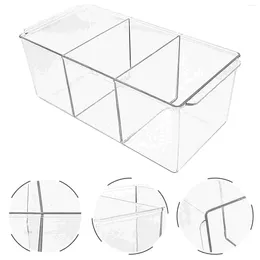 Opbergboxen desktop make-up doos badkamer organizer drie-grid cosmetica