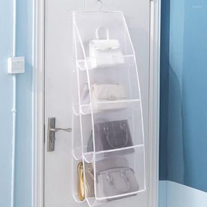 Boîtes de rangement Tri anti-poussière Gain de place Sac à main Sac Rack Organisateur Divers Cintre