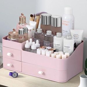 Boîtes de rangement ECHOME maquillage organisateur tiroir grande capacité cosmétique bijoux femmes soins de la peau coiffeuse ongles organisateurs