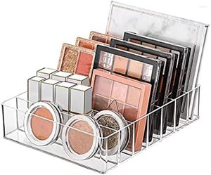 Boîtes de rangement Organisateur de maquillage de la palette de fards à paupières BPA BPA 7 Section de vanité divisée pour le tiroir