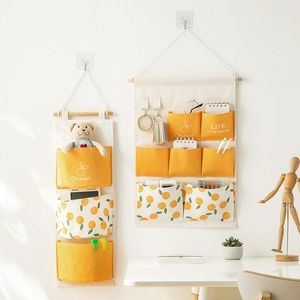 Opbergdozen fruitpatroon hangende organisator zonsondergen heen tas muur gemonteerde garderobe cosmetische container speelgoed organisatie