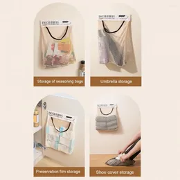 Boîtes de rangement Capacité de sac à ordures Capacité en mailles suspendues Portable de cuisine murale Contaiteur poubelle monté Organisateur efficace