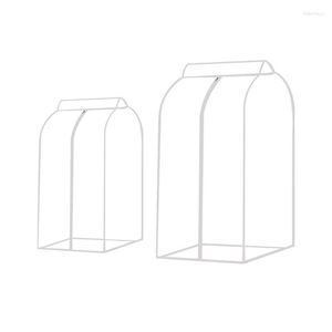 Boîtes de rangement Sac de vêtements suspendus Clear Window Armoire de plage de placard à linge de poche