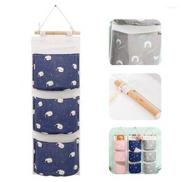 Boîtes de rangement organisateur suspendu pour petites choses sac étanche jouets cosmétiques articles divers armoire placard